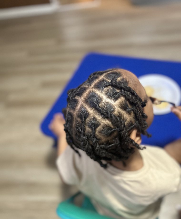 Detailed cornrows by Sosaa Braids
